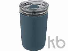 Стеклянная кружка «Bello» с внешней стенкой из переработанного пластика