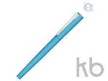Ручка металлическая роллер «Brush R GUM» soft-touch с зеркальной гравировкой