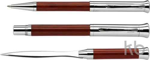 Rosewood writing set