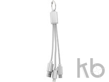 Кабель-брелок micro USB, USB-C и Lightning