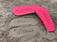 customisable beach slippers - sole