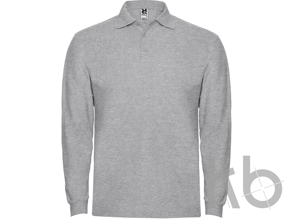 Рубашка поло «Estrella» мужская с длинным рукавом