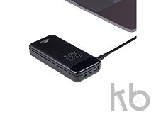 Внешний аккумулятор с дисплеем, 20000 mAh