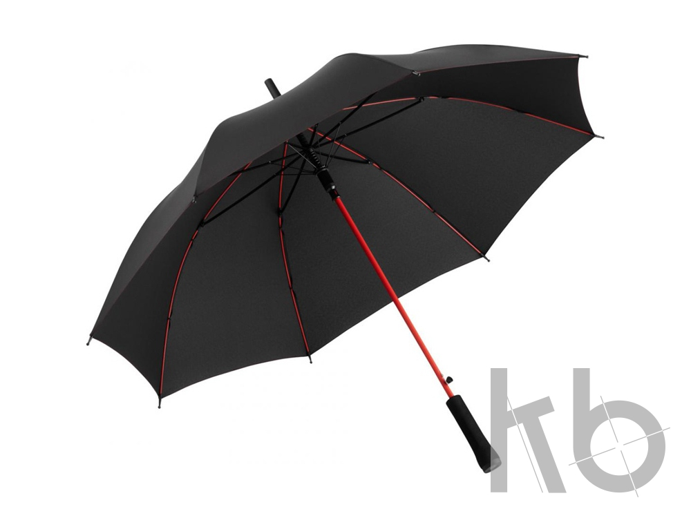 Зонт-трость «Colorline» с цветными спицами и куполом из переработанного пластика