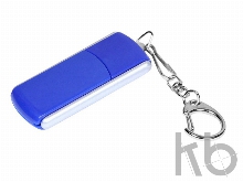 USB 2.0- флешка промо на 64 Гб с прямоугольной формы с выдвижным механизмом