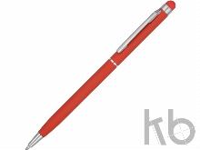 Ручка-стилус металлическая шариковая «Jucy Soft» soft-touch