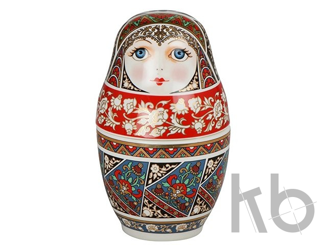 Подарочный набор «Матрешка»: штоф, платок