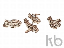 3D-ПАЗЛ UGEARS «Фиджет Самолёты»