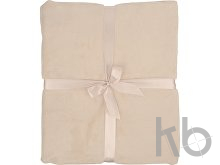 Плед флисовый «Natty» из переработанного пластика с новогодней биркой