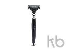 Бритвенный набор: станок MACH3, помазок, крем для бритья Bergamotto