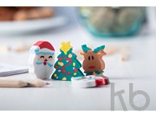 Christmas eraser set
