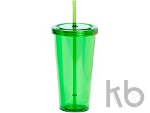 Стакан с трубочкой