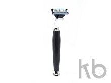 Бритвенный набор: станок MACH3, помазок, крем для бритья Bergamotto