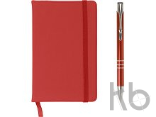 PU notebook with aluminium ballpen