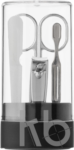 ABS container with manicure set