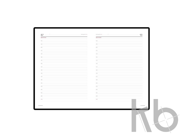 Ежедневник недатированный А4 «Sidney Nebraska»