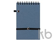 Блокнот «Toledo S» с шариковой ручкой из пшеницы и пластика