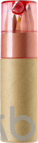 ABS and cardboard tube with pencils