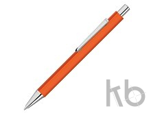 Ручка шариковая металлическая «Pyra» soft-touch с зеркальной гравировкой