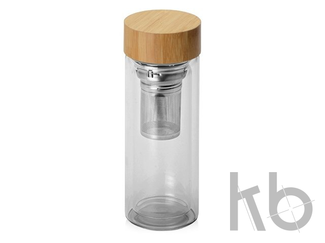 Стеклянный термос с ситечком «Badachu»