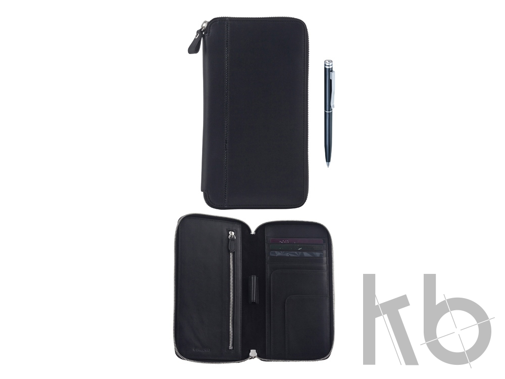 Набор: трэвел-портмоне, ручка шариковая