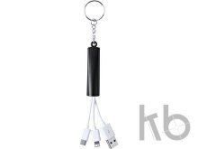 Кабель-брелок micro USB, USB-C и Lightning