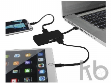 USB Hub «Grid» с двойными кабелями
