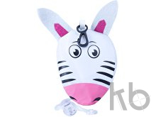 drawstring bag, zebra