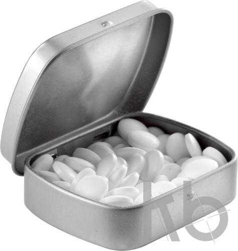 Tin case with mints