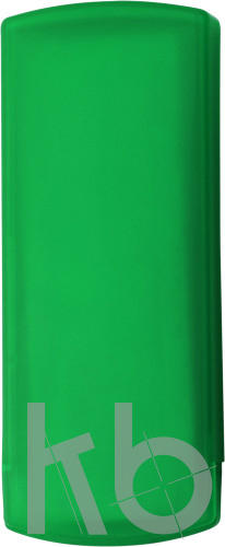 Plastic case with plasters