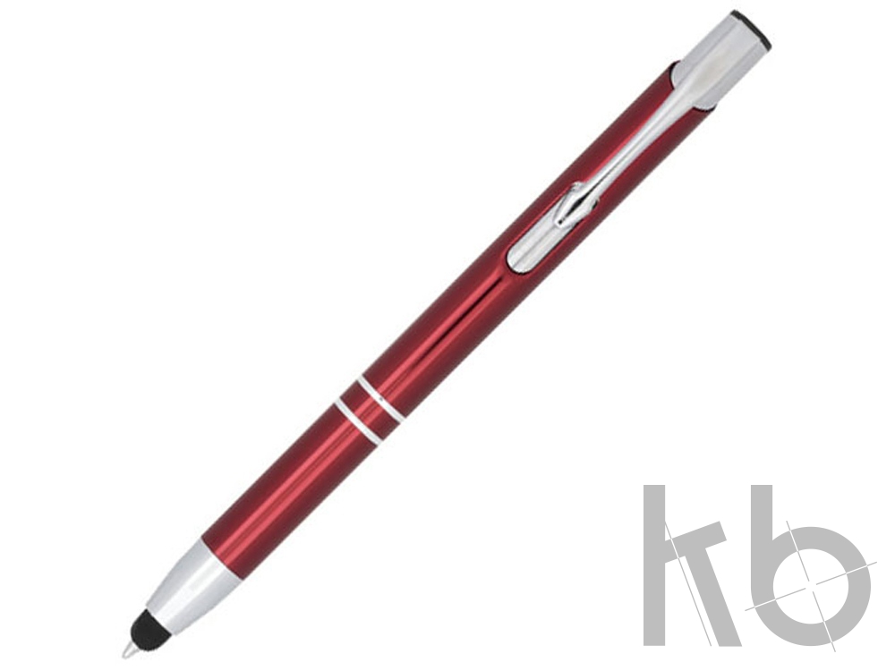 Ручка-стилус металлическая шариковая «Moneta» с анодированным покрытием