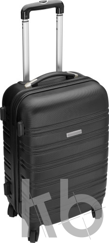 Trolley with four spinner wheels.