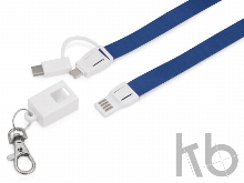 Ланьярд с зарядным кабелем «xTape» 3 в 1