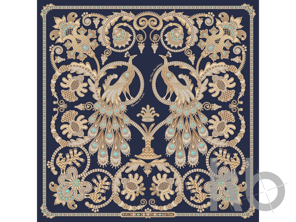 Платок «Русское золотное шитьё»
