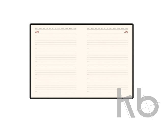 Ежедневник недатированный А5 «Senate» с магнитным клапаном