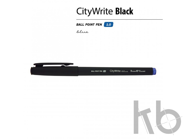 Ручка пластиковая шариковая «CityWrite Black»