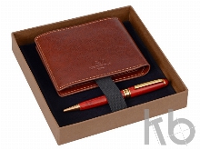 Набор: портмоне, ручка шариковая