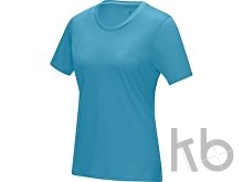 Футболка «Azurite» из натуральных материалов, женская