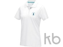 Рубашка поло «Graphite» из натуральных материалов, женская