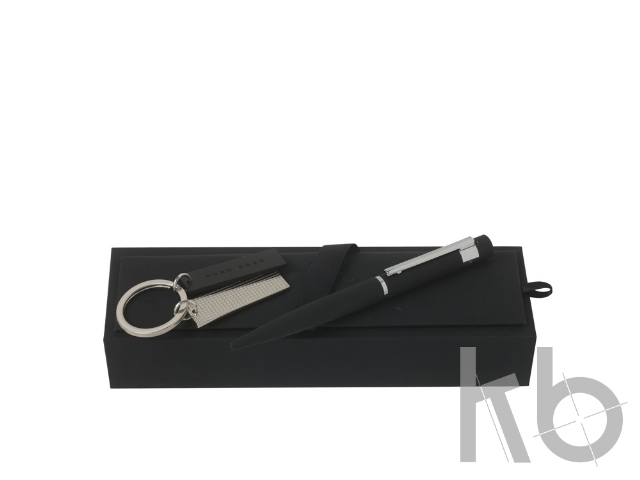 Подарочный набор: ручка шариковая, брелок