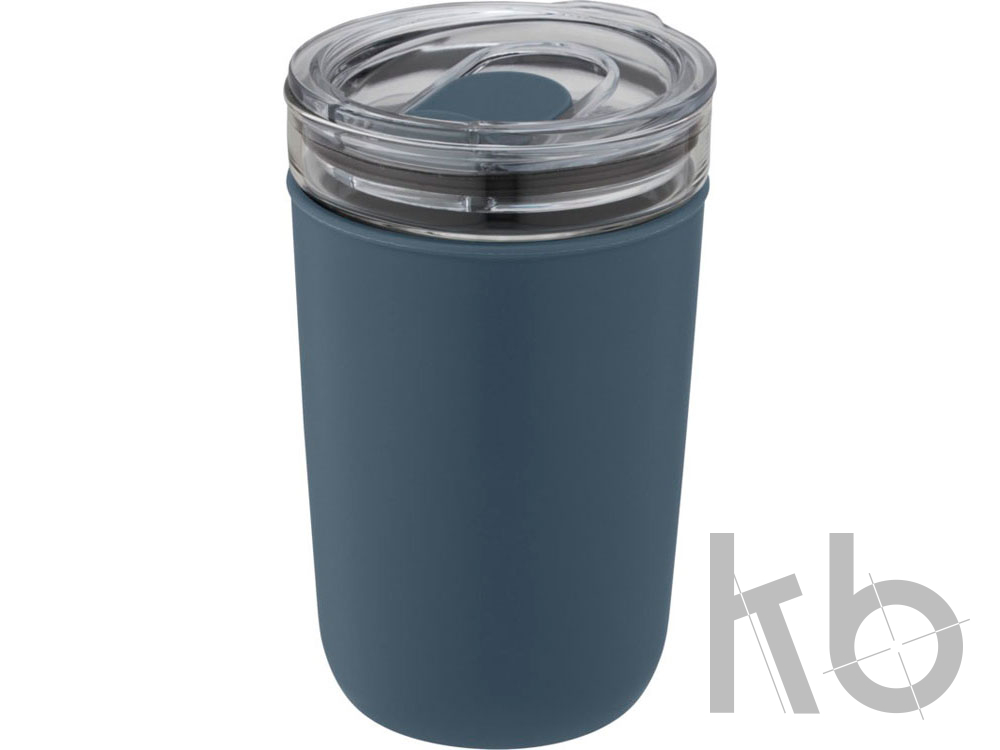 Стеклянная кружка «Bello» с внешней стенкой из переработанного пластика