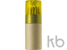 ABS and cardboard tube with pencils