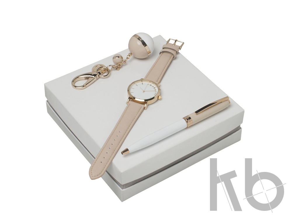 Подарочный набор Bird: брелок, часы наручные, ручка шариковая