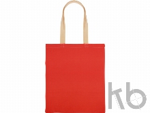 Сумка для шопинга «Twin» двухцветная из хлопка, 180 г/м2