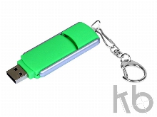 USB 2.0- флешка промо на 16 Гб с прямоугольной формы с выдвижным механизмом