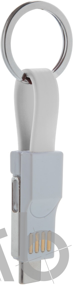 Кабель-брелок micro USB, USB-C и Lightning