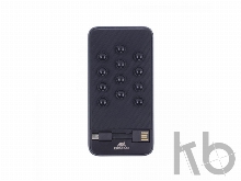 Внешний аккумулятор VA2208 на присосках с кабелем micro USB, 8000 mAh