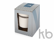 Стеклянный стакан с силиконовой крышкой и манжетой «Monday»