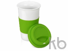 Кружка «Нью-Йорк»  с силиконовой крышкой и манжетой