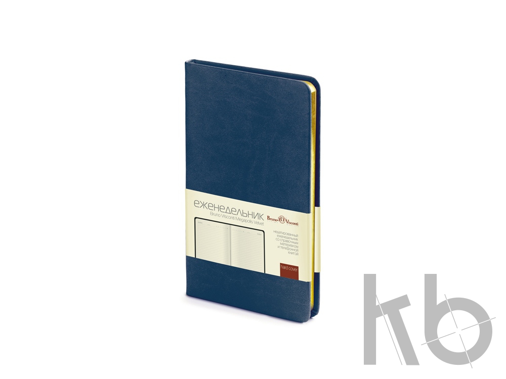 Еженедельник недатированный А6 «Megapolis Velvet»